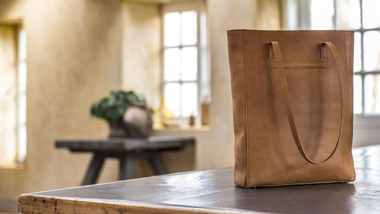12 x Roots 2 x Vogelmagazine leren Burkely tas