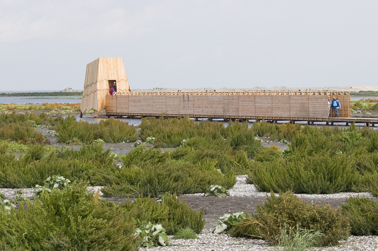 Vogelkijkut op Marker Wadden