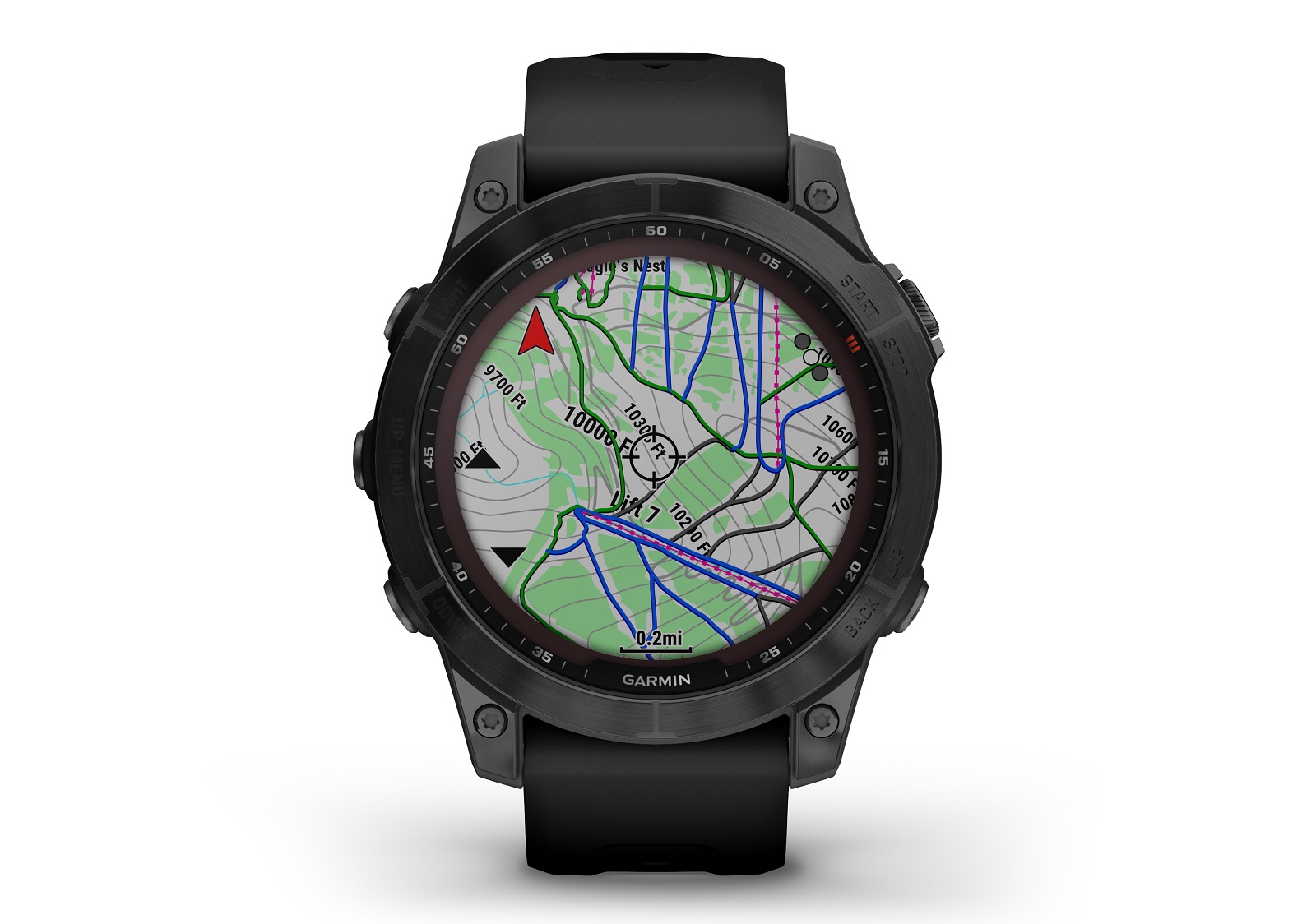 Fenix 7 Sapphire Solar: een wandelroute om je pols