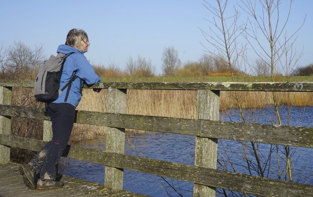 wandelaar op Tiengemeten