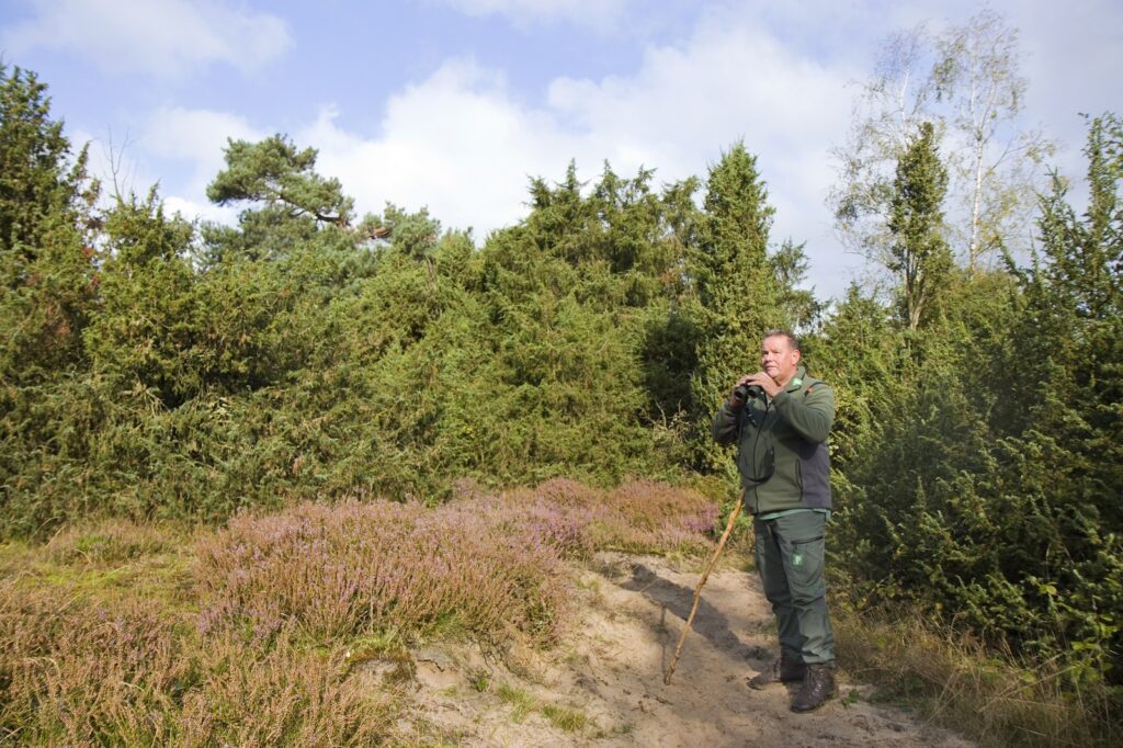 Boswachter Nico Arkes van Staatsbosbeheer